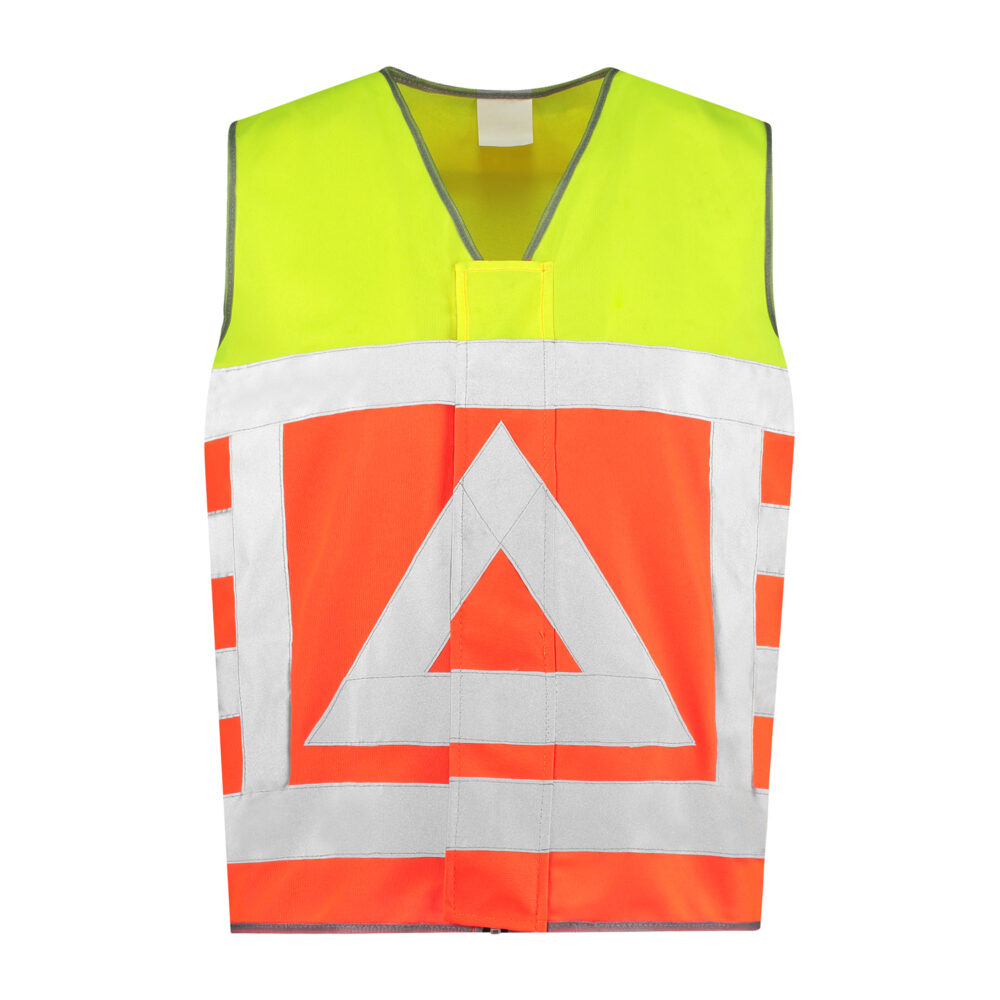 Veiligheidsvest geel / oranje Verkeersregelaar